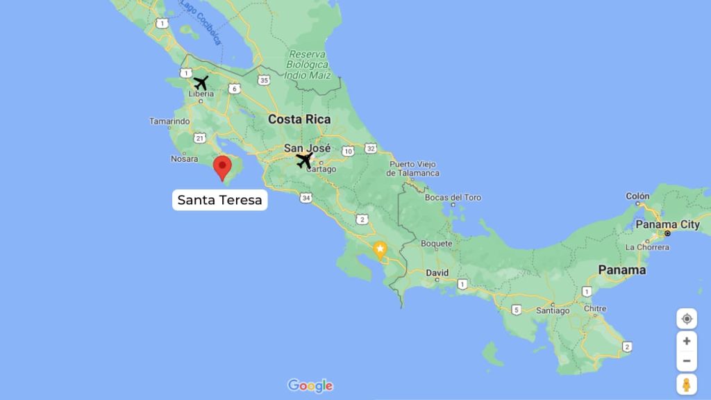 How to get to Santa Teresa Costa Rica