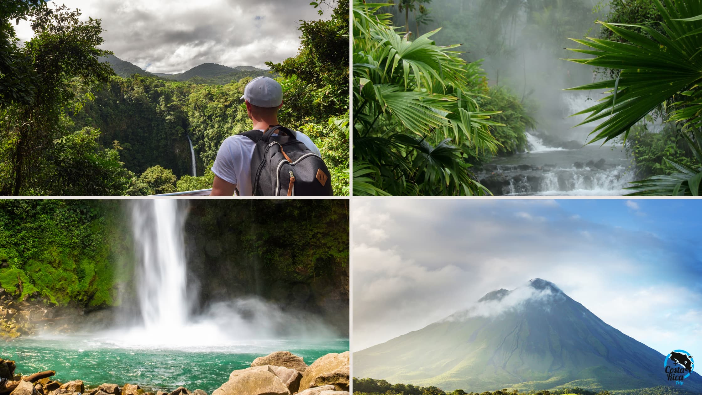Arenal Volcano, La Fortuna Waterfall and Hot Springs Excursion